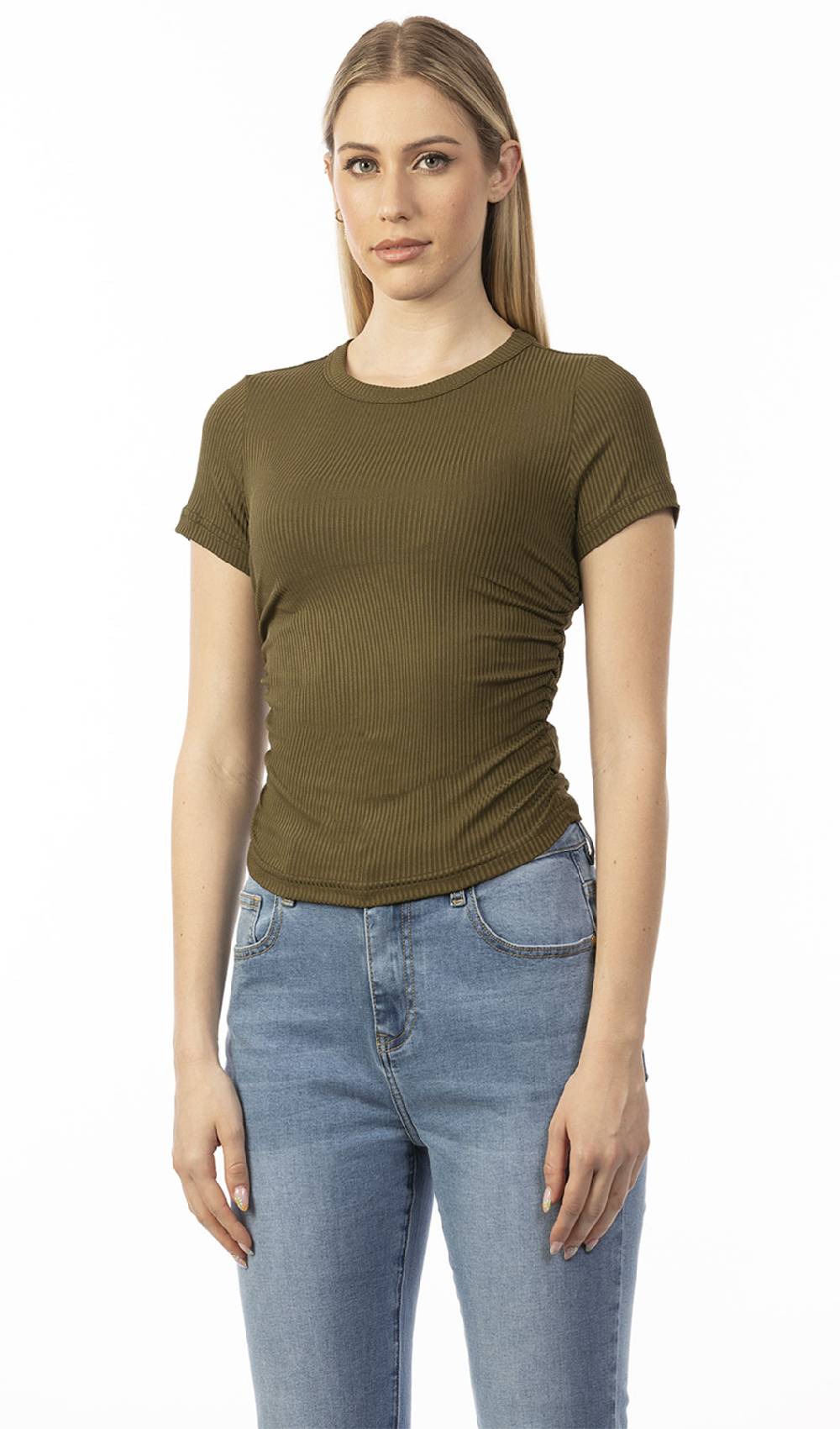 Koralline T-SHIRT CROP A COSTE