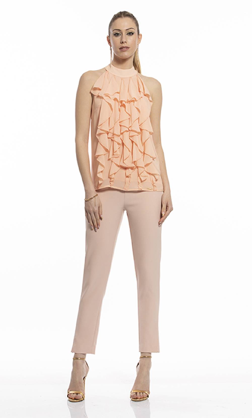 Koralline TOP CON JABOT DAVANTI