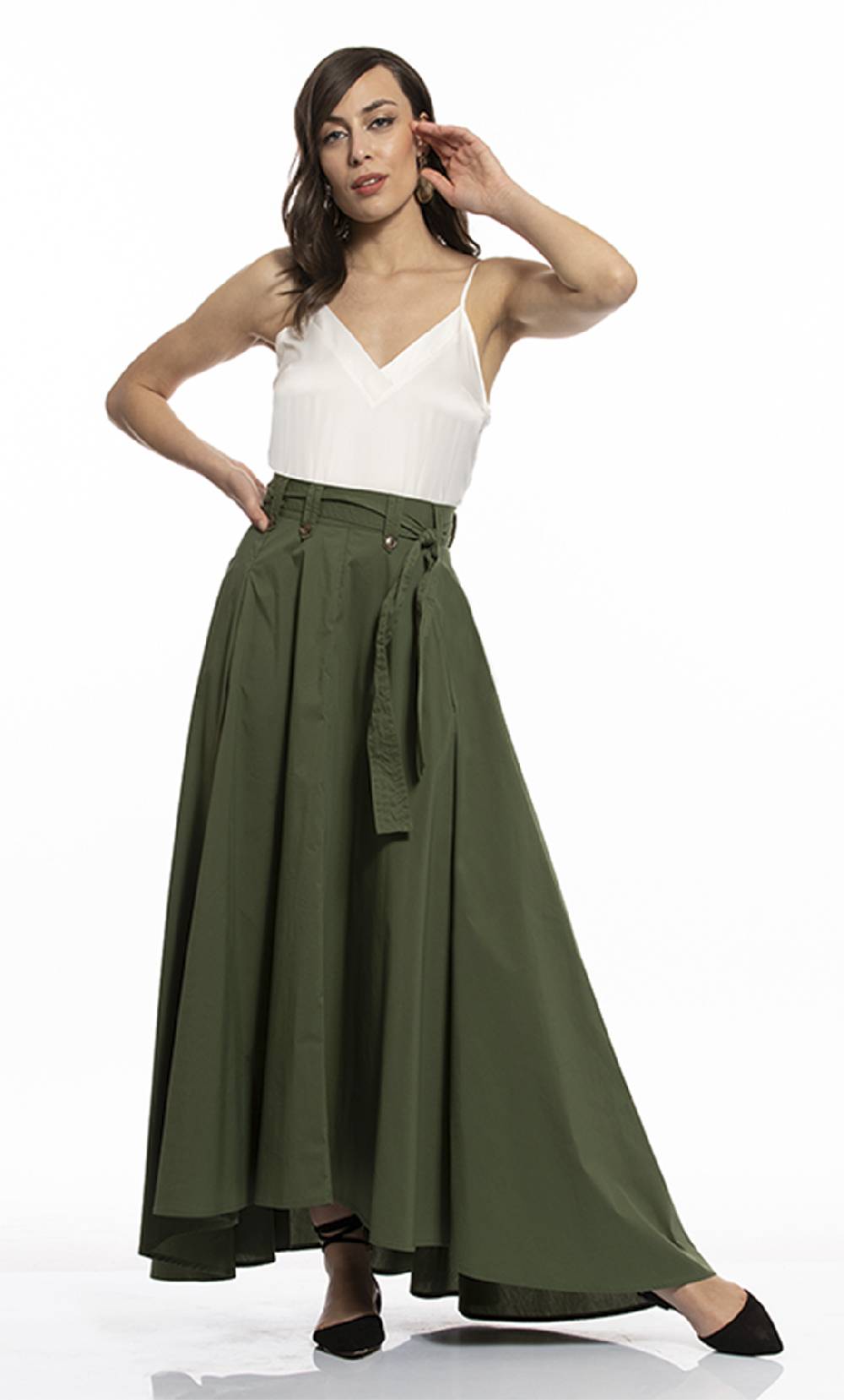 Koralline TOP IN RASO SCOLLO V