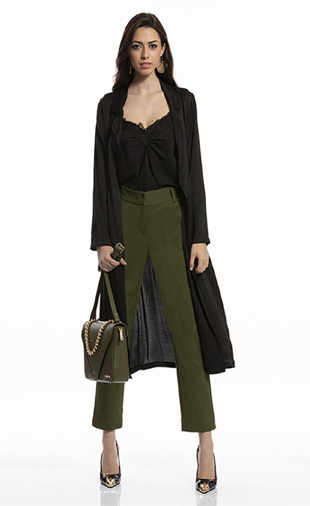 Koralline TRENCH FLUIDO IN VISCOSA