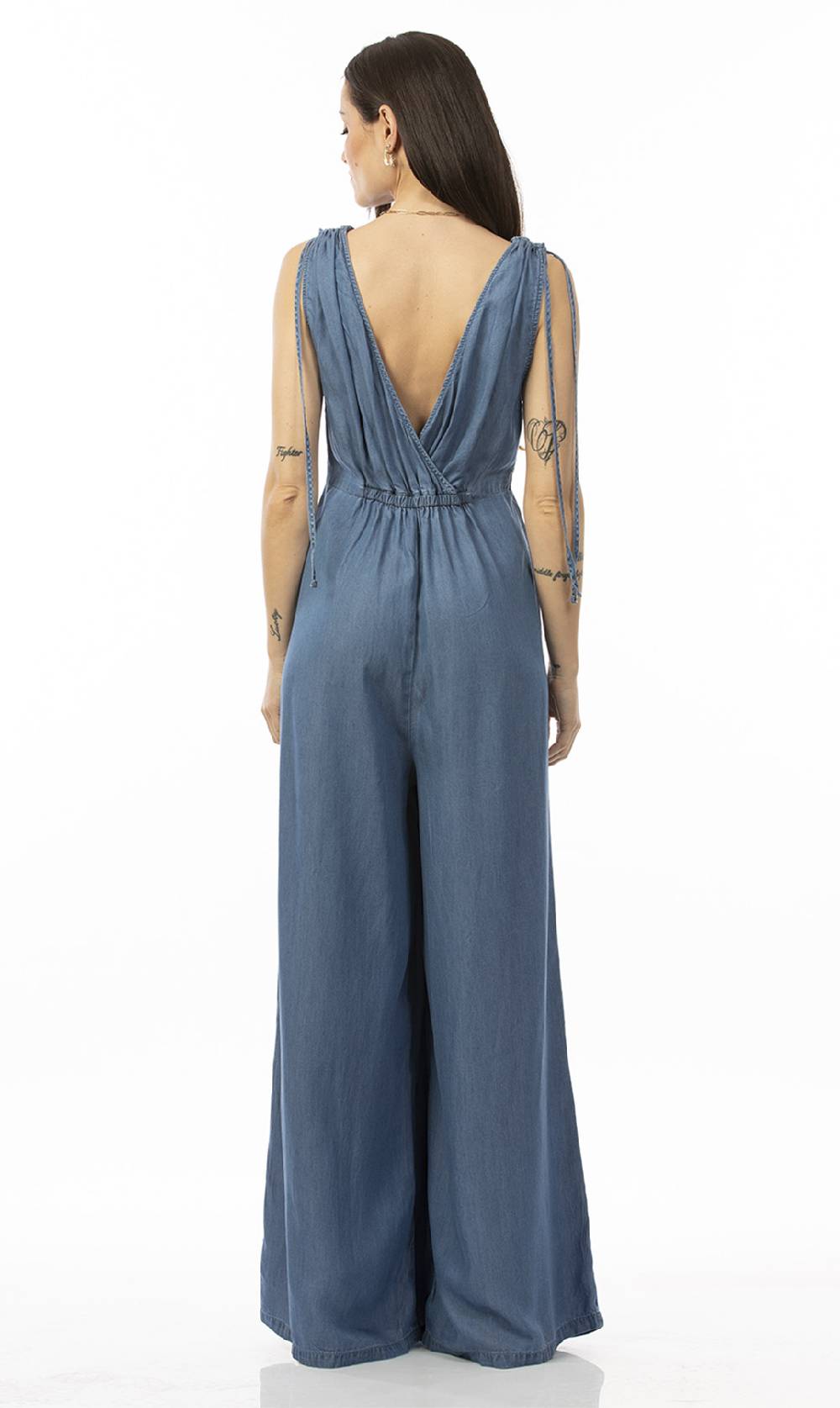 Koralline TUTA LUNGA IN CHAMBRAY