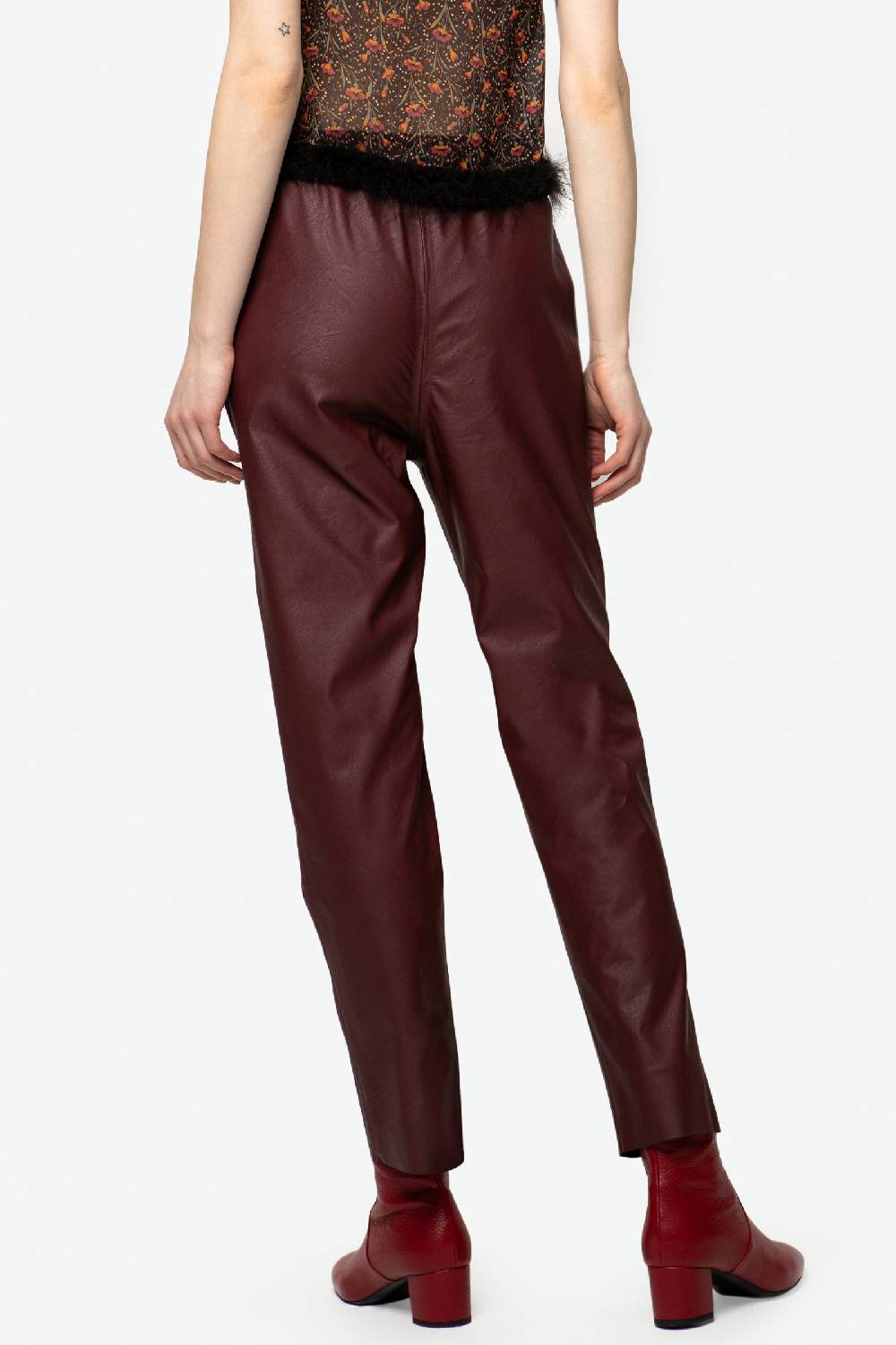 Kristina Ti ALDA - Eco-leather Jogger Eccentric