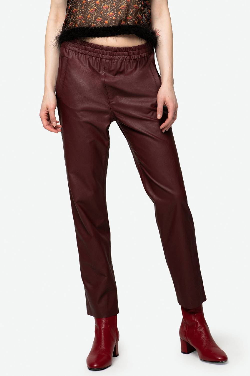 Kristina Ti ALDA - Eco-leather jogger Eccentric