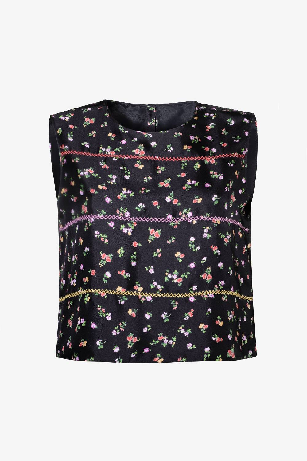Kristina Ti AMARILLI - Silk microflower top