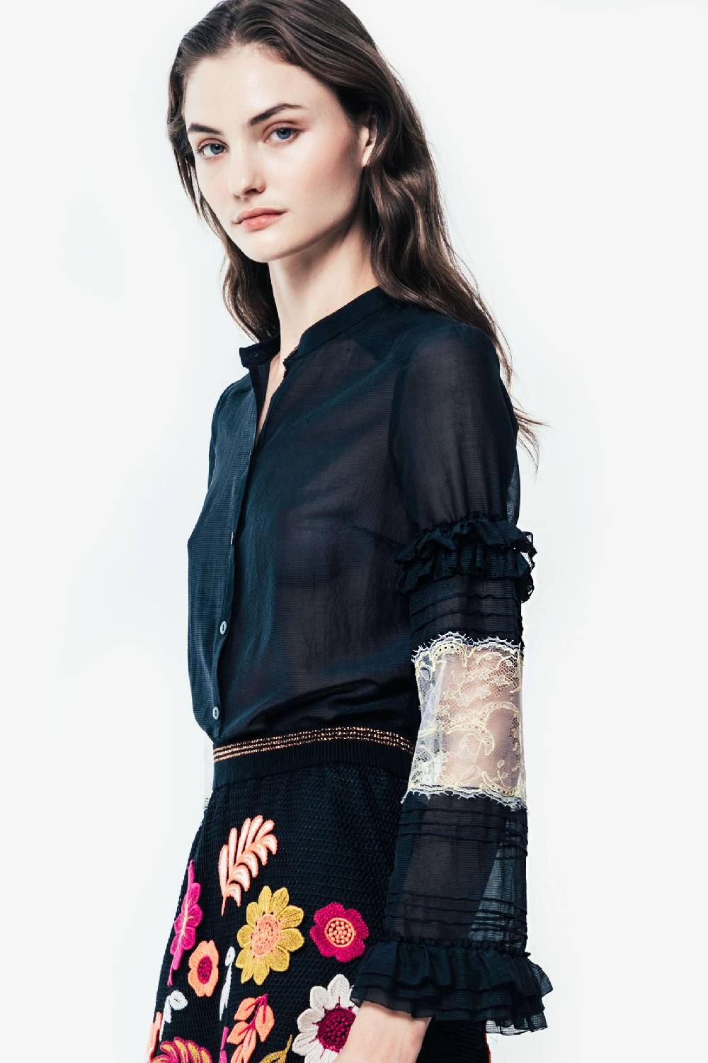 Kristina Ti ANDREA - Blouse With Lace