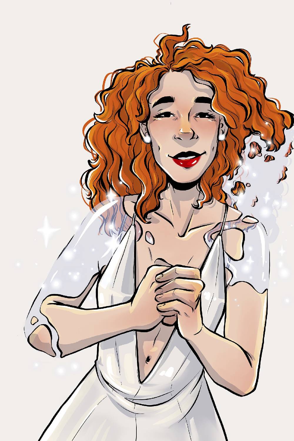 Kristina Ti ARIA - Long Silk Dress