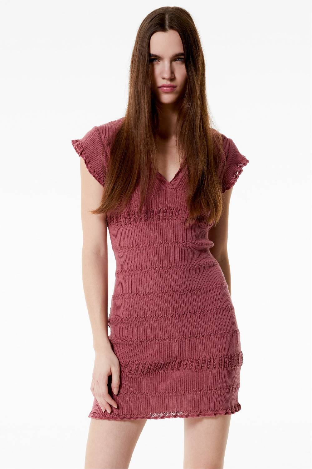 Kristina Ti AUDREY - Knitted dress Skin