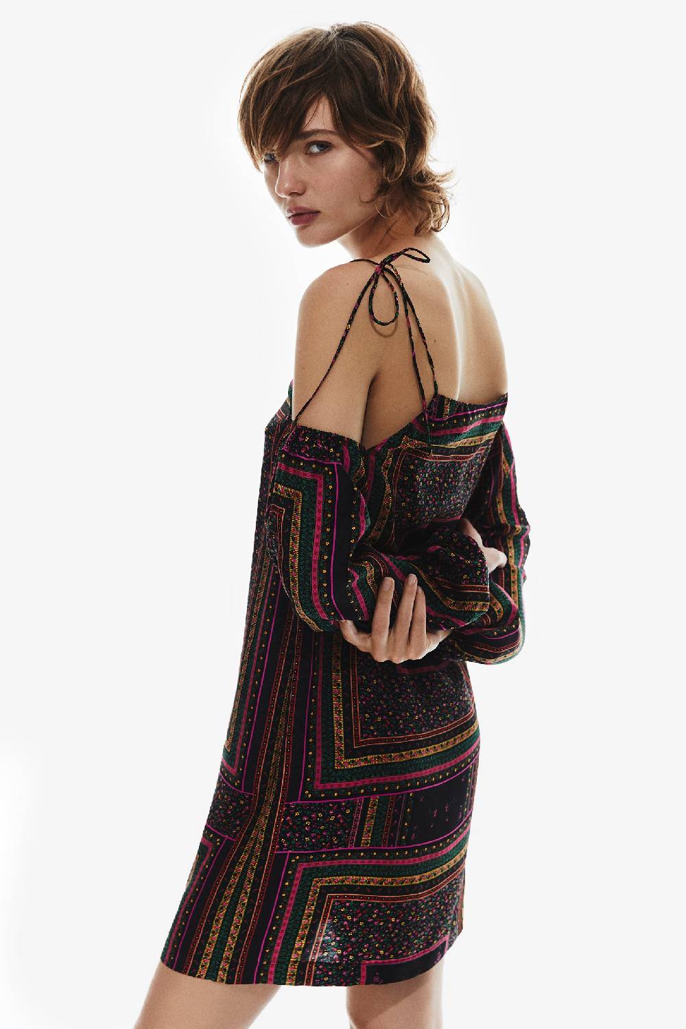 Kristina Ti AVA - Nude silk dress