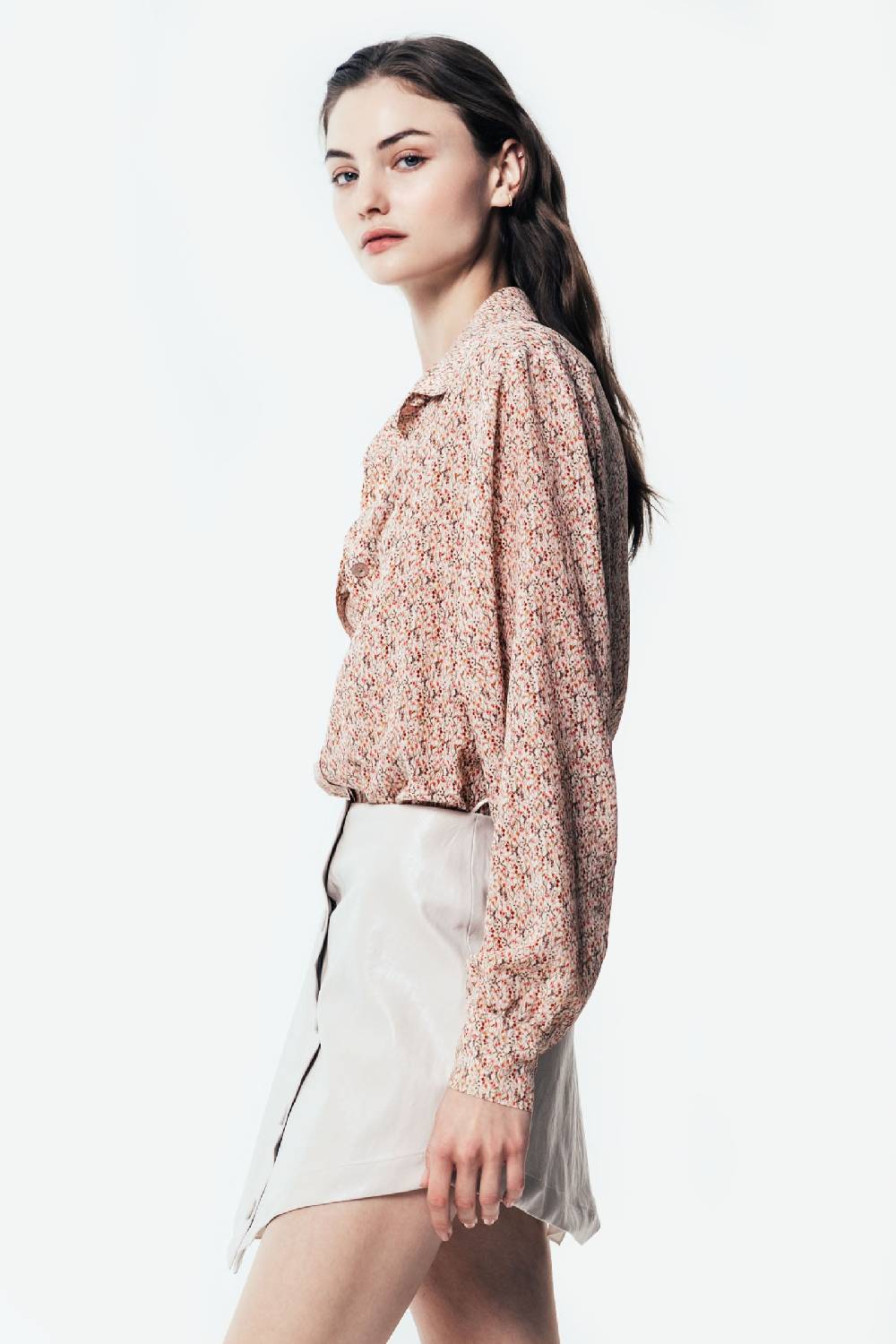 Kristina Ti CAMELIA - Eco-leather Miniskirt