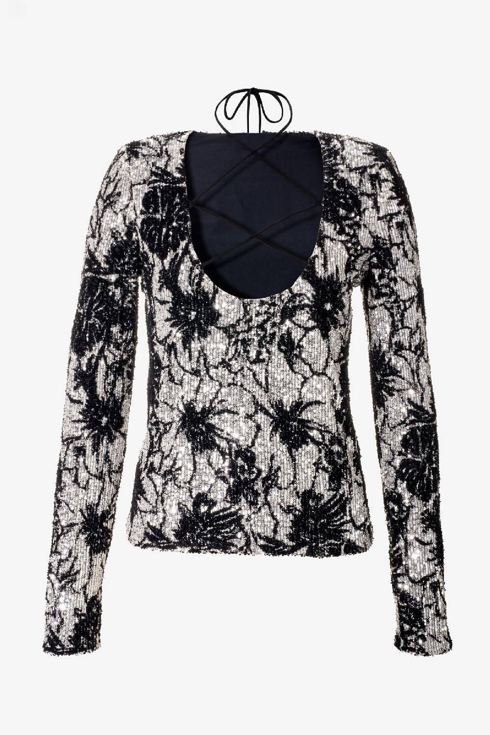 Kristina Ti CATALINA - Silver Blouse