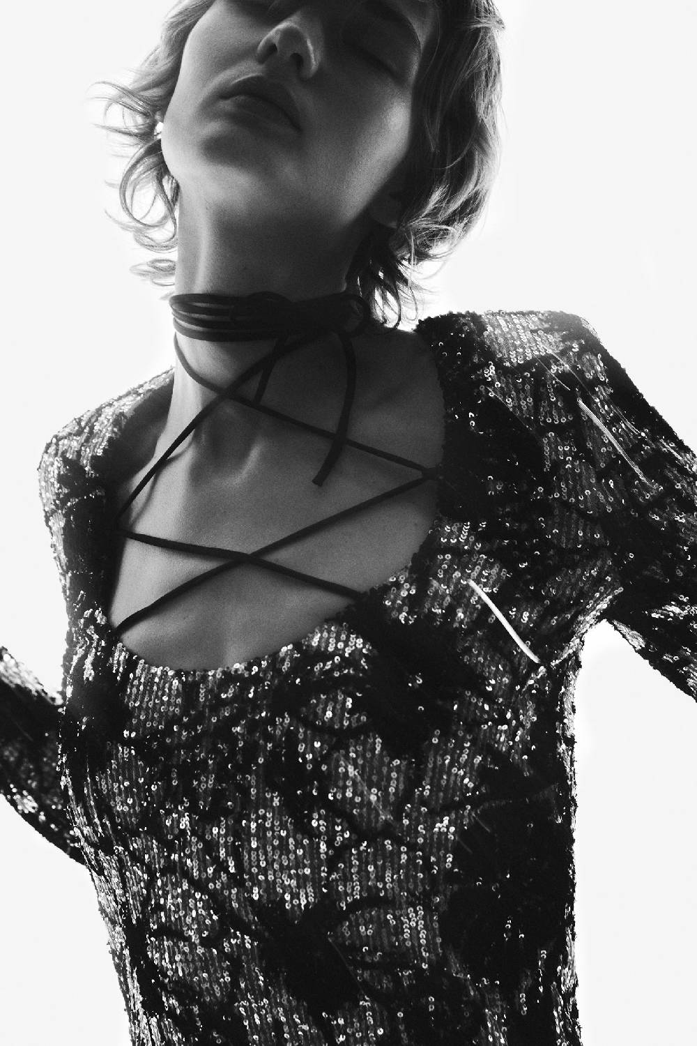 Kristina Ti CATALINA - Silver blouse