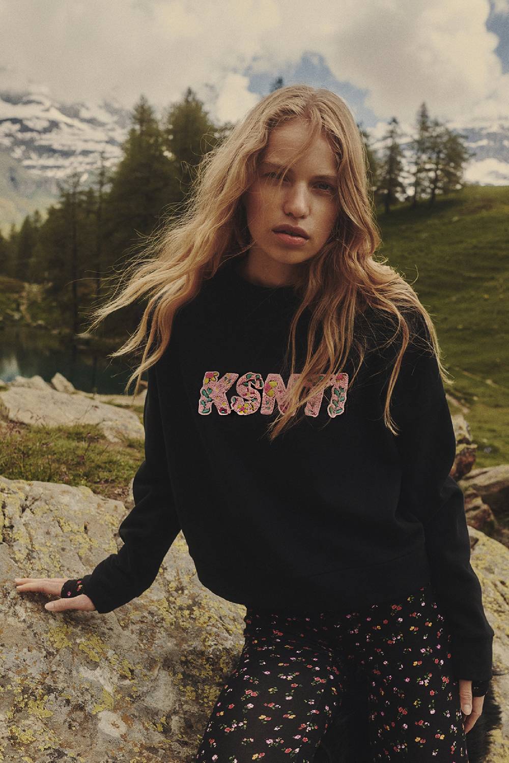 Kristina Ti CECILIA - Sweatshirt Flower