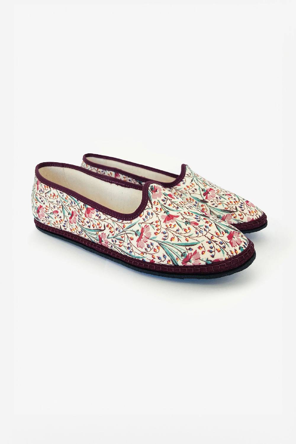 Kristina Ti DALIA - Silk furlana slipper
