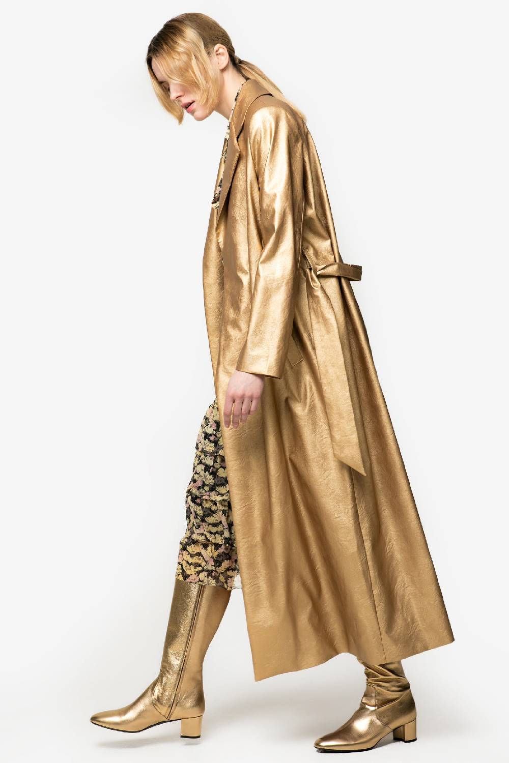 Kristina Ti DORIS - Eccentric Faux Leather Coat