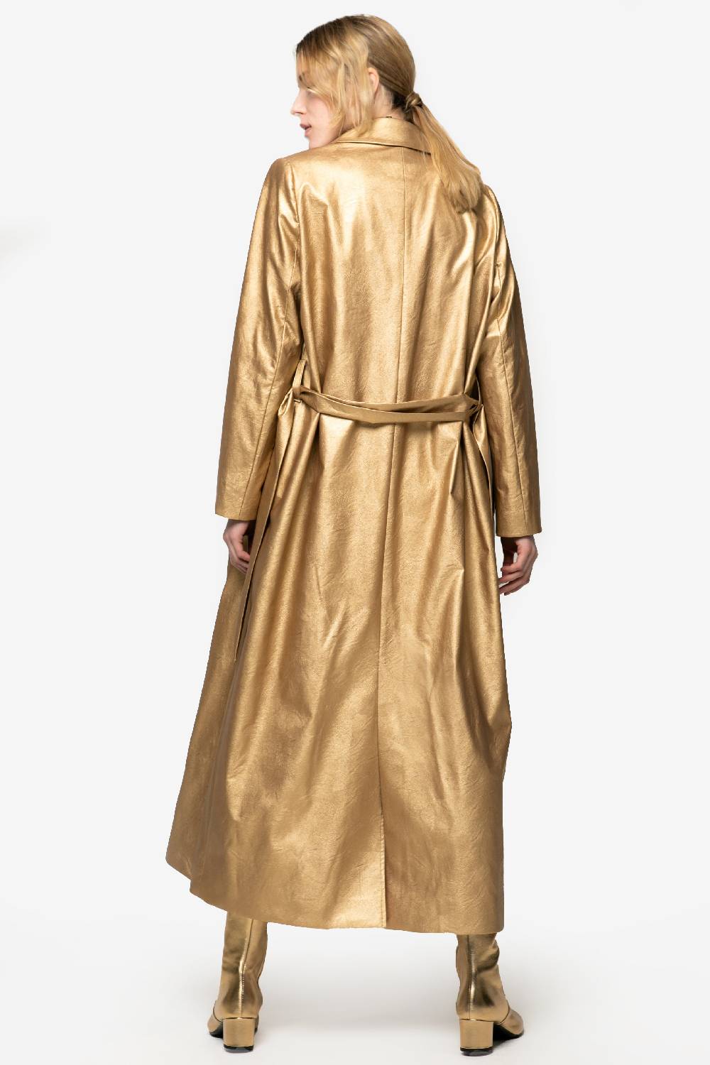 Kristina Ti DORIS - Eccentric Faux Leather Coat