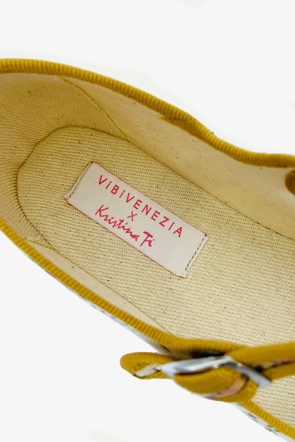 Kristina Ti ERICA - Mary Jane Slipper Gold