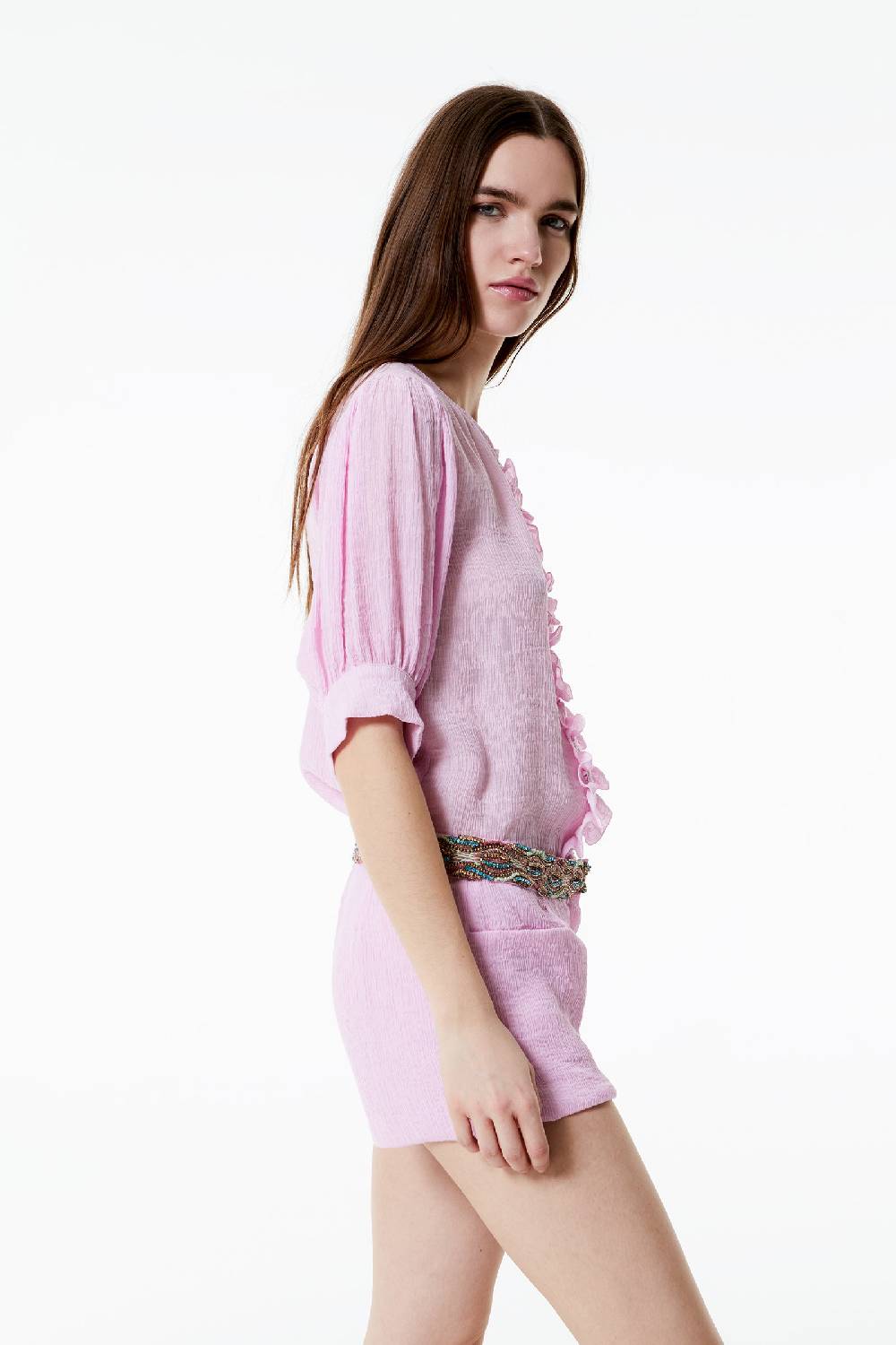 Kristina Ti FANTA - Crew Neck Blouse