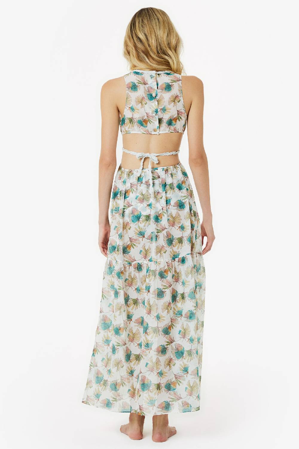 Kristina Ti FLORA - Cut-out Dress Foliage