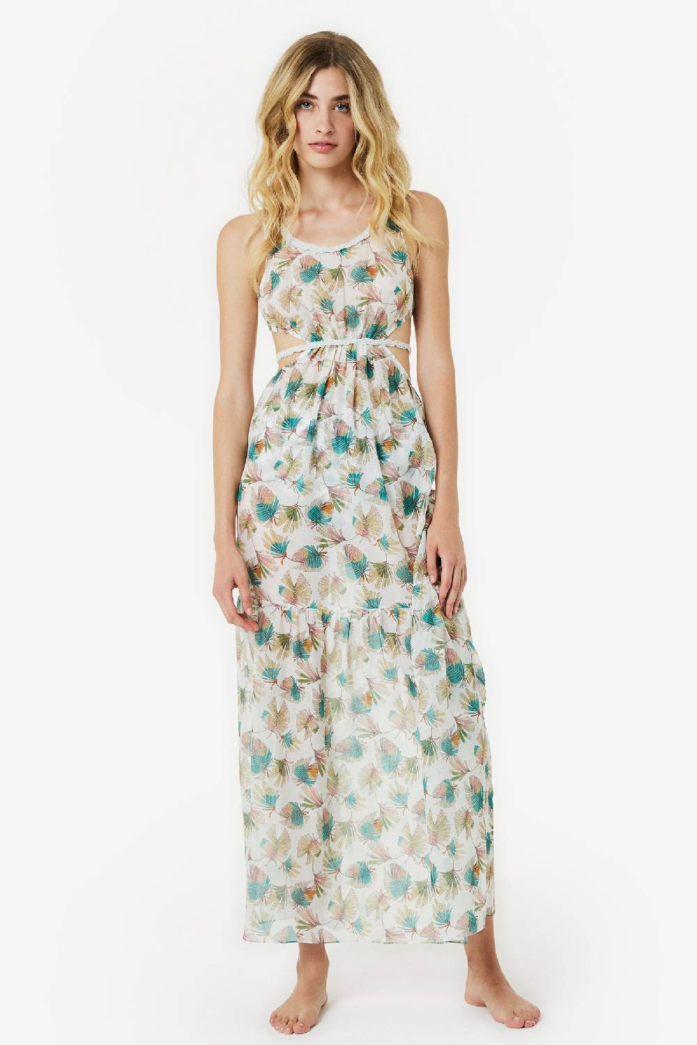 Kristina Ti FLORA - Cut-out dress Foliage