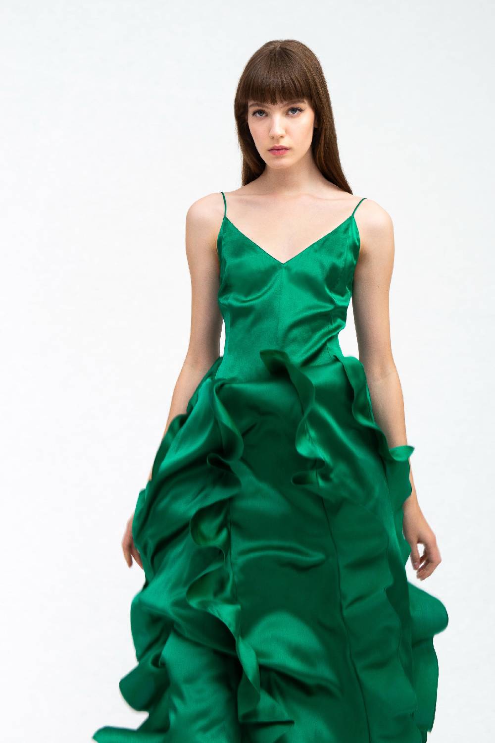 Kristina Ti FLORA - Long Silk Dress