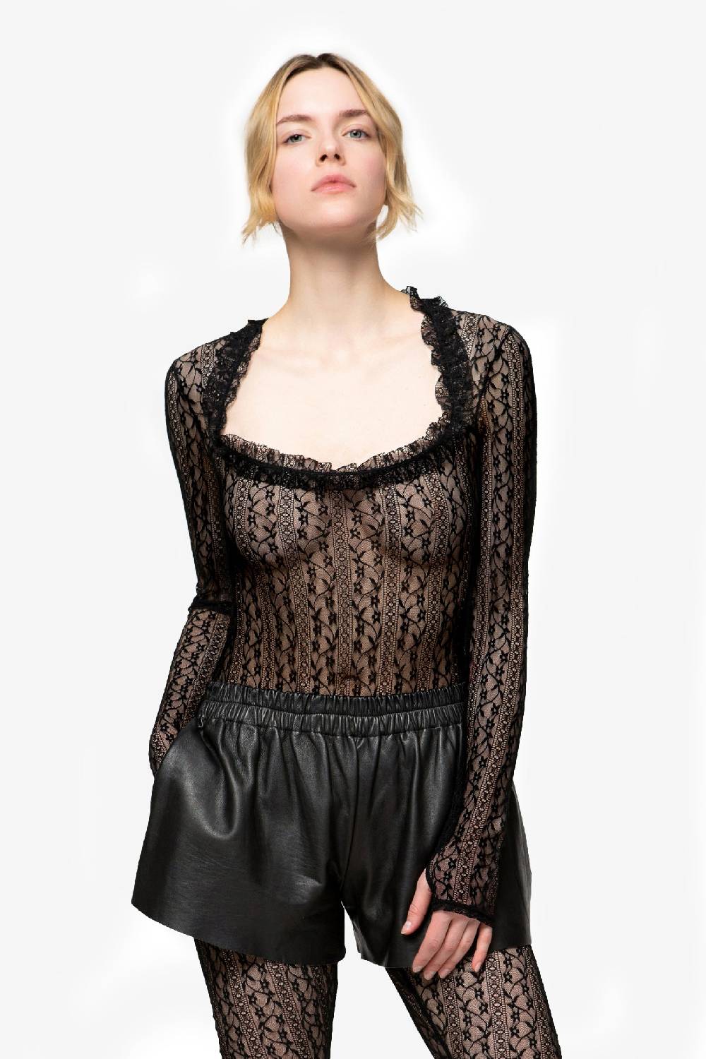 Kristina Ti FUTURA - Undress lace T-shirt