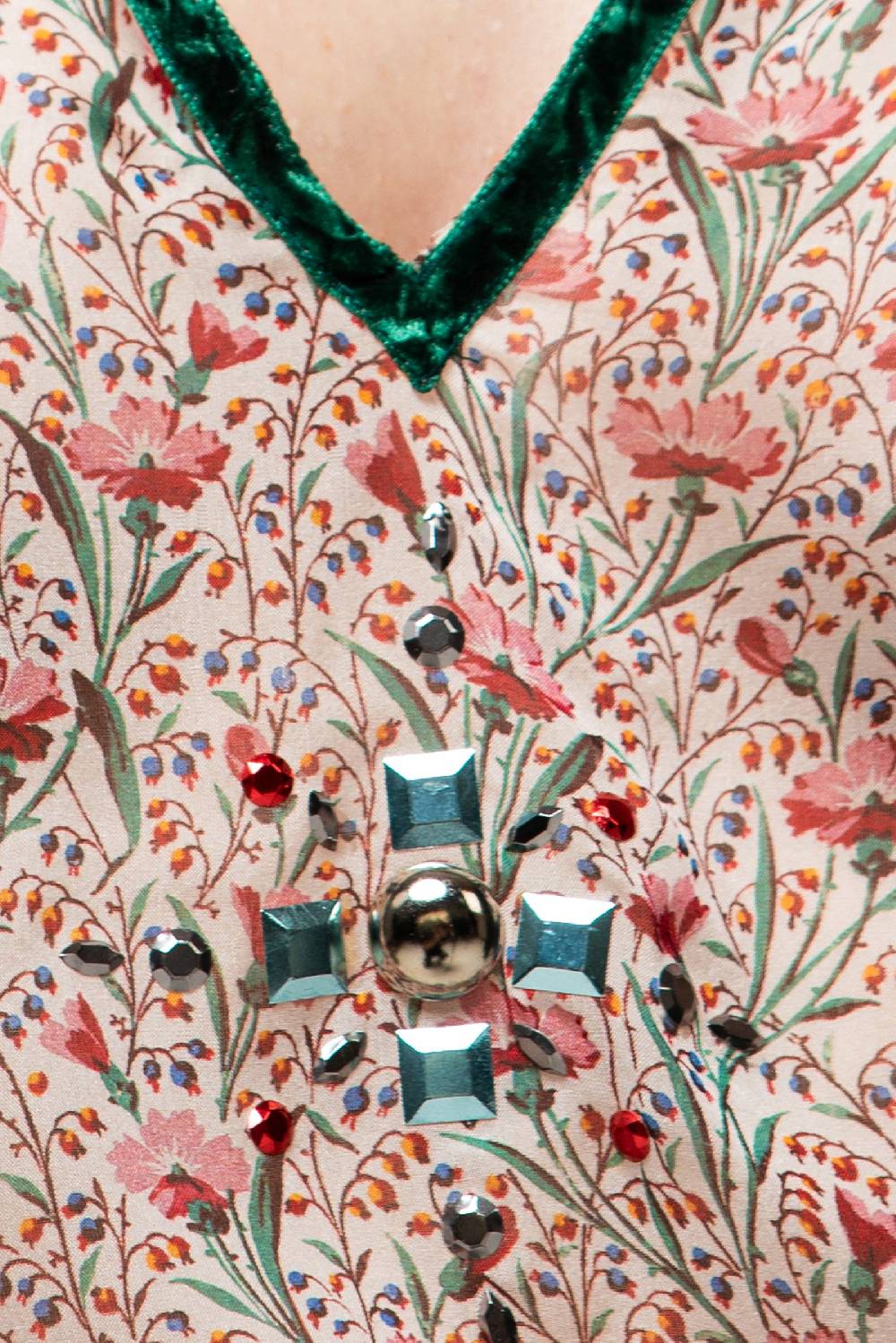 Kristina Ti GABRIELLA - Boho-chic Jewel Blouse