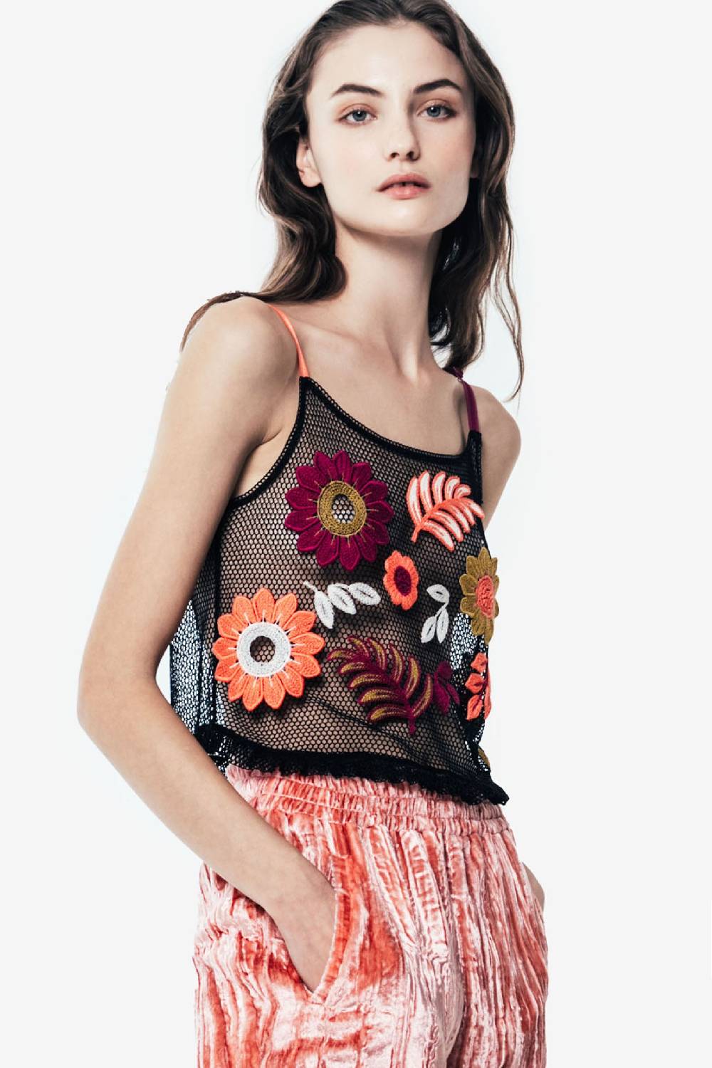 Kristina Ti GEA - Mesh top