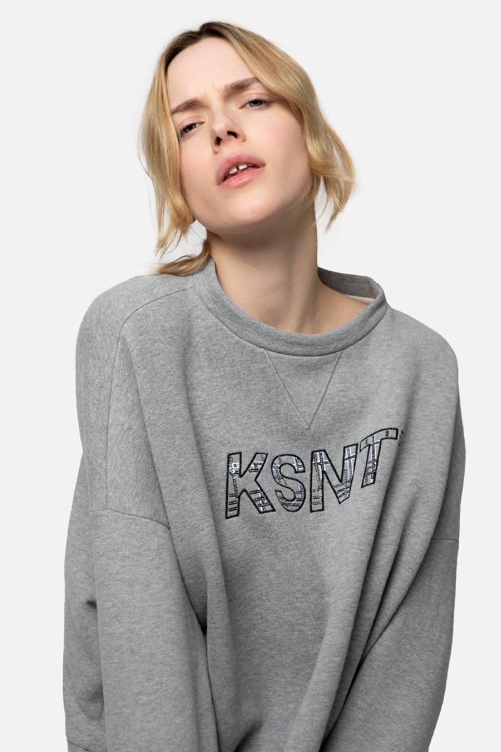 Kristina Ti HARPER - Silver Sweatshirt