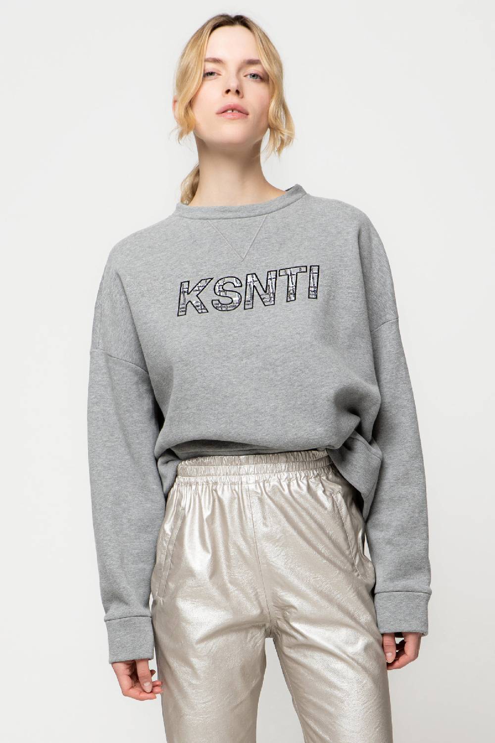 Kristina Ti HARPER - Silver Sweatshirt