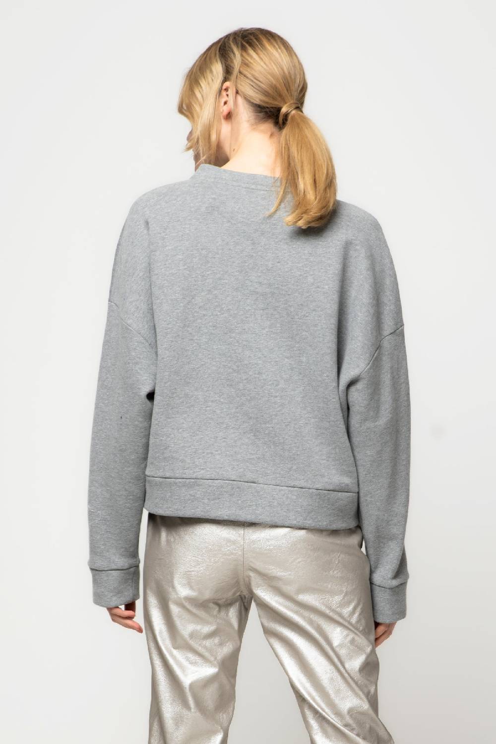 Kristina Ti HARPER - Silver Sweatshirt