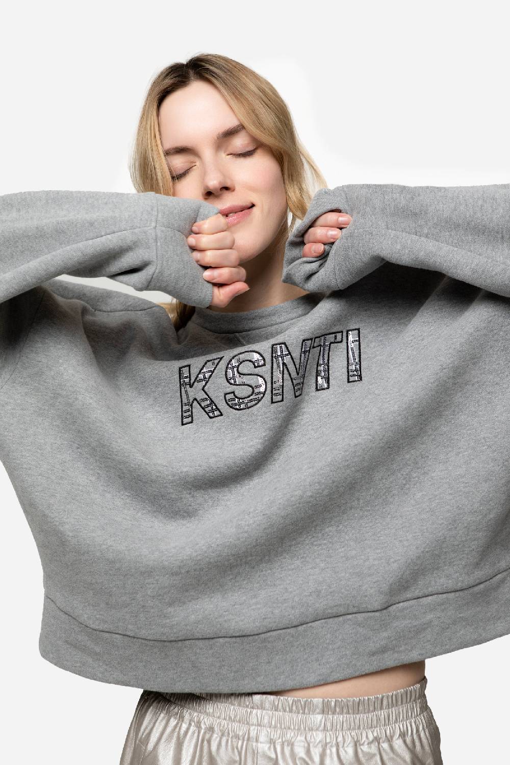 Kristina Ti HARPER - Silver Sweatshirt