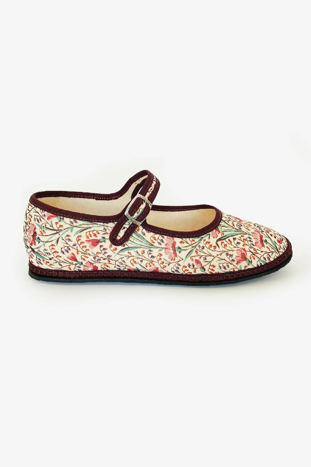 Kristina Ti IRIS - Silk Mary Jane Slipper