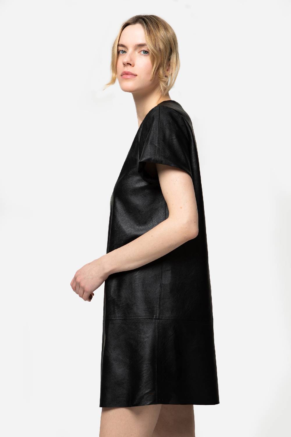 Kristina Ti JAMAICA - Eco-leather Mini Dress