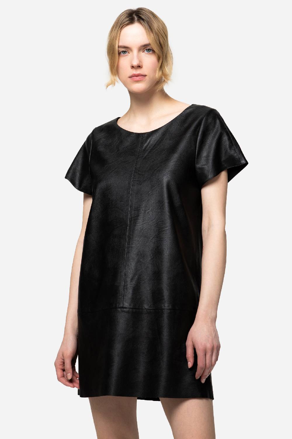 Kristina Ti JAMAICA - Eco-leather mini dress