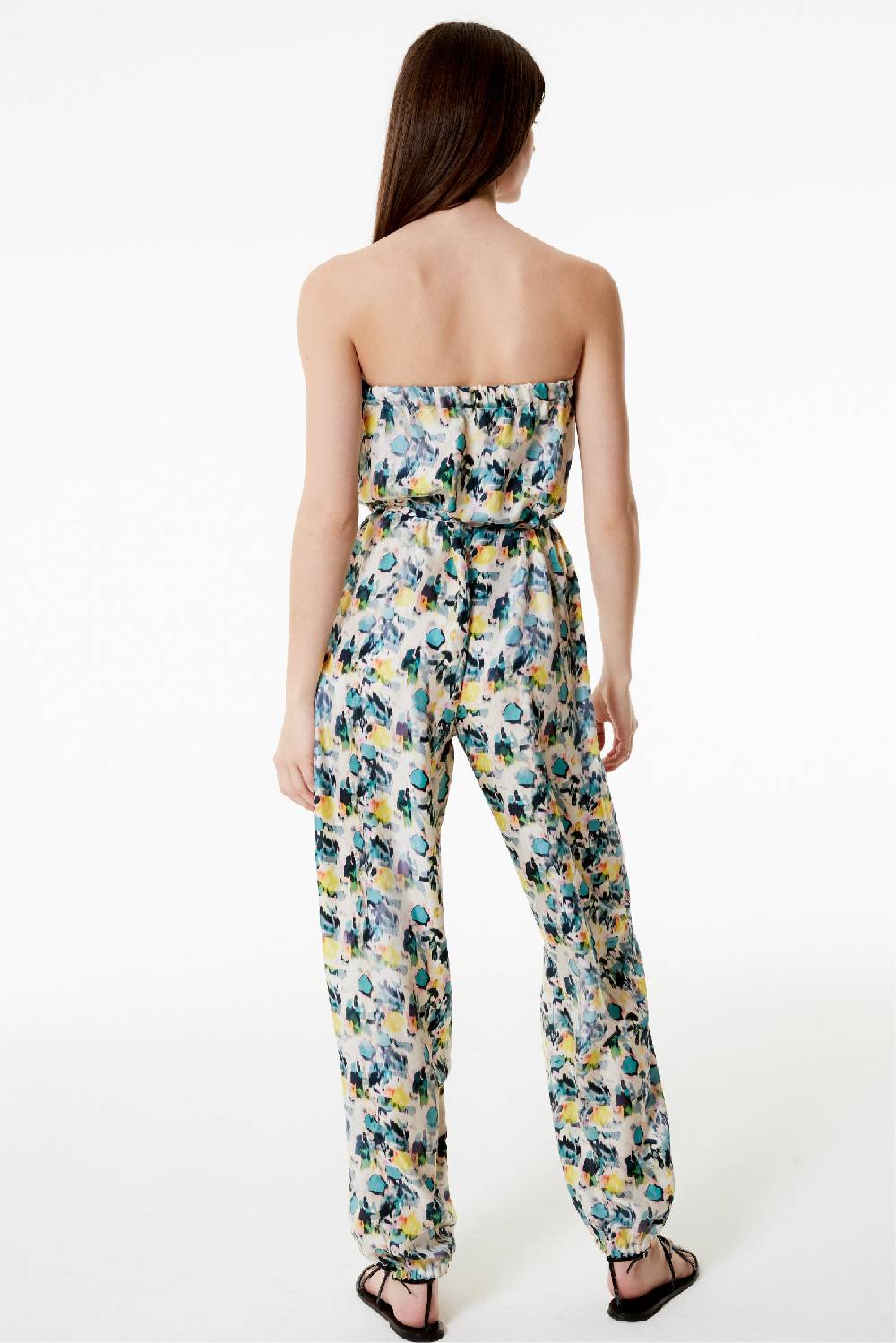 Kristina Ti LIA - Silk Jumpsuit Watercolor