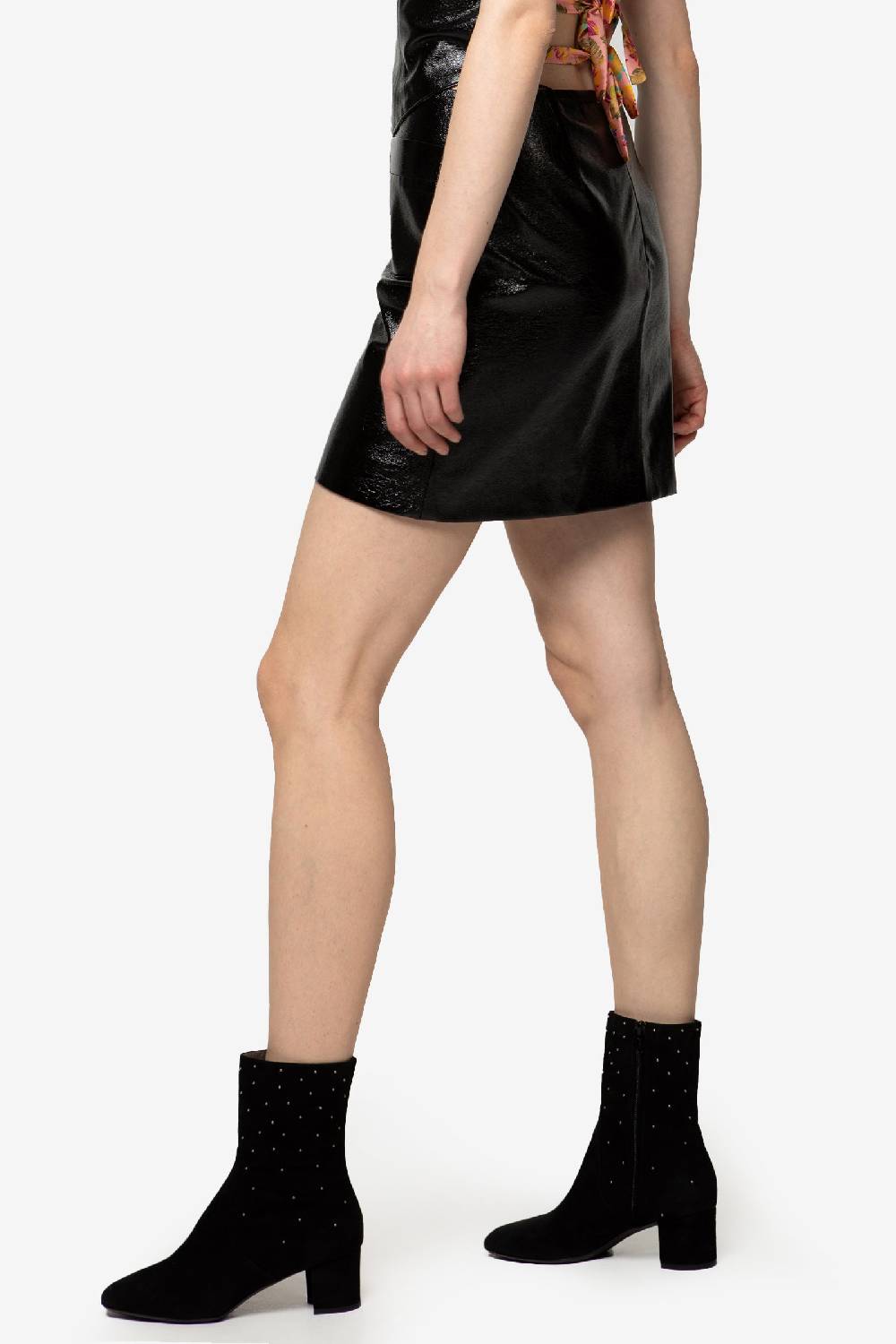 Kristina Ti LOUISA - Vinyl Mini Skirt