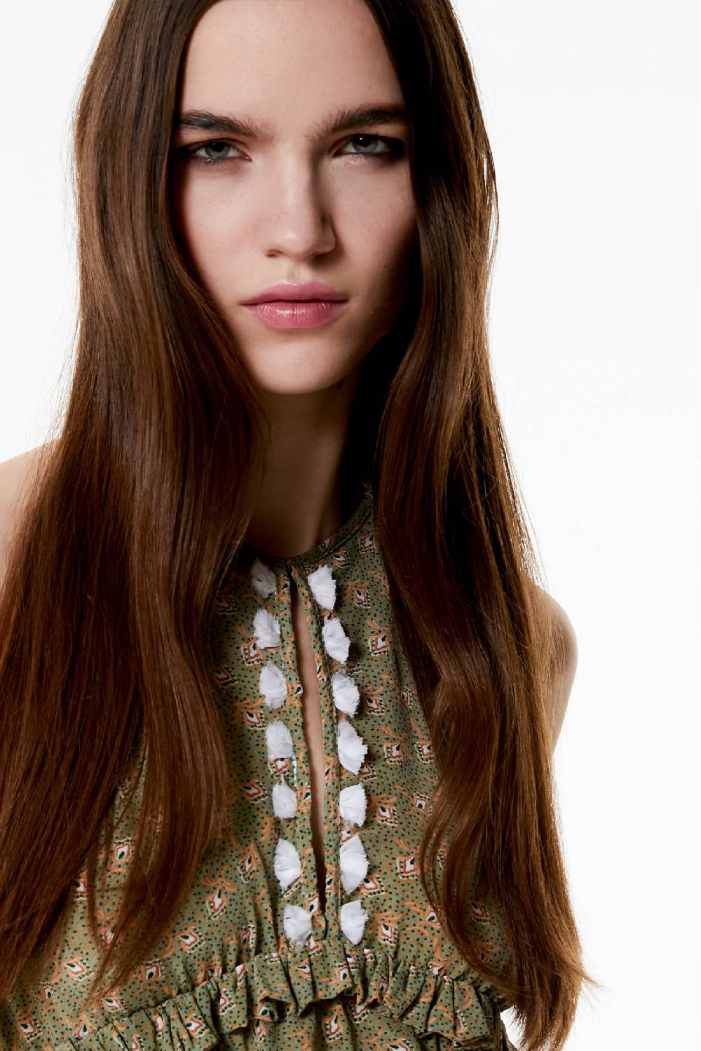 Kristina Ti LUCY - Lace-up top Woods