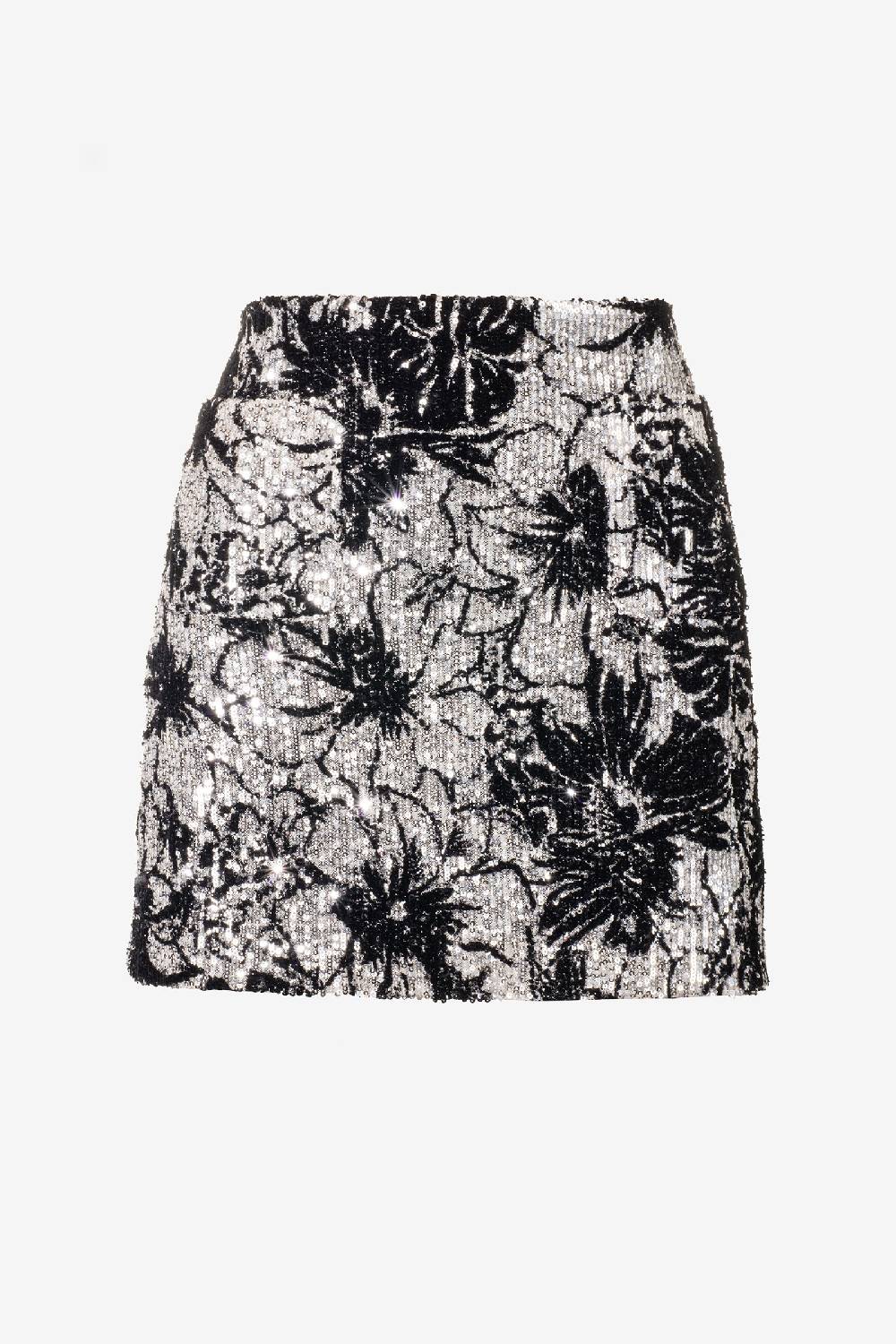 Kristina Ti MARGHERITA - Silver Miniskirt