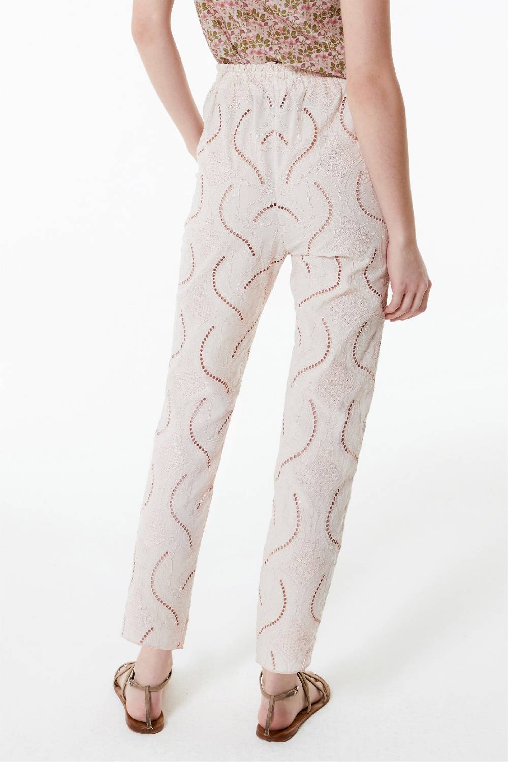 Kristina Ti MARLENE - Cotton Trousers Innocence