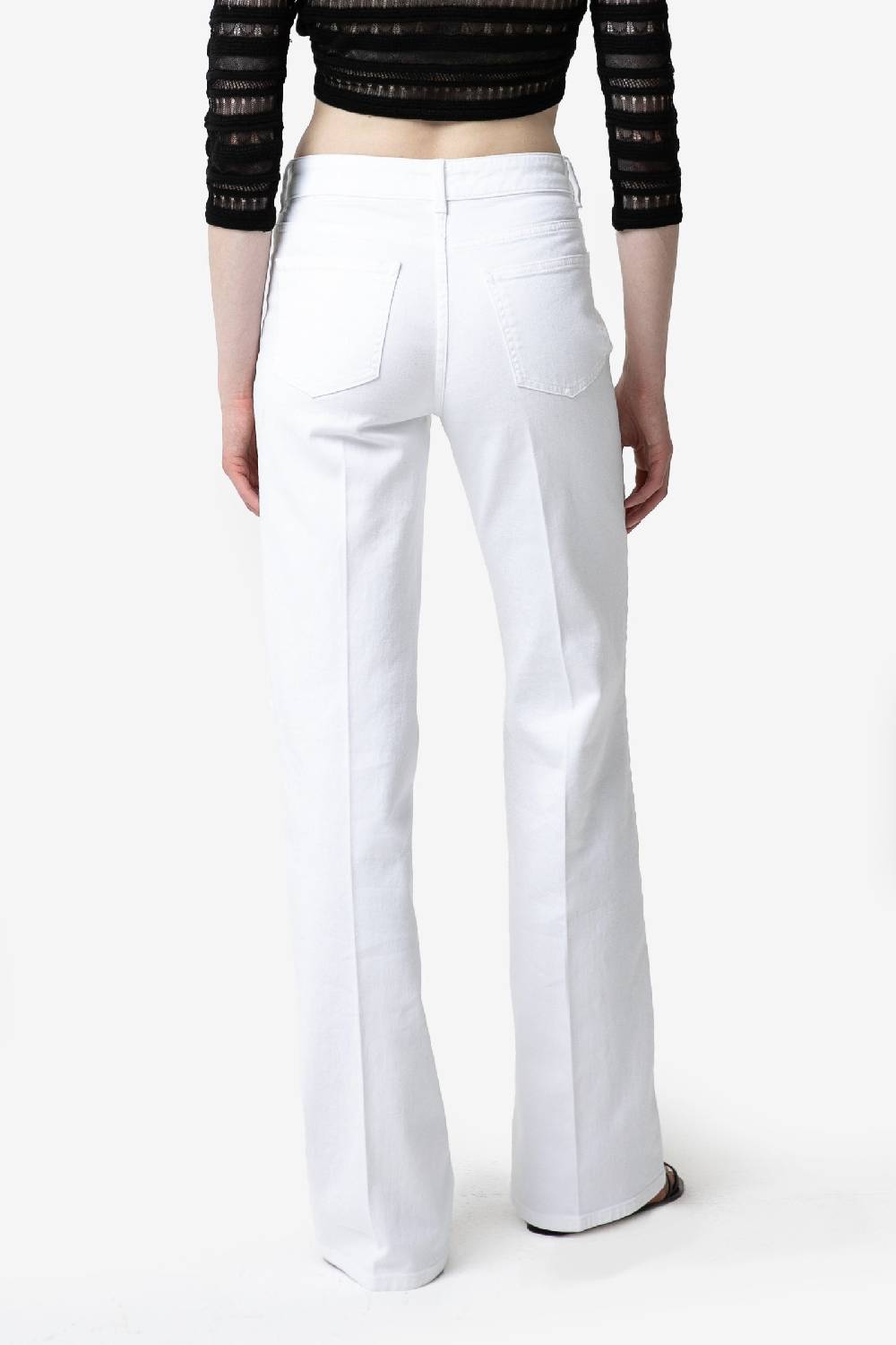 Kristina Ti MARTA - White Flared Jeans