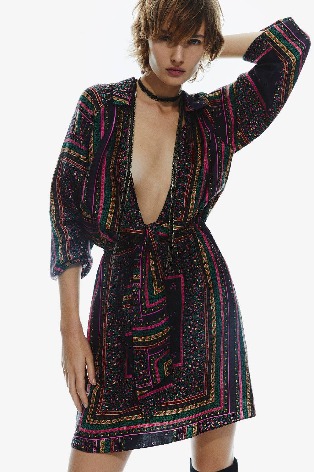 Kristina Ti MARYLIN - Silk mini dress