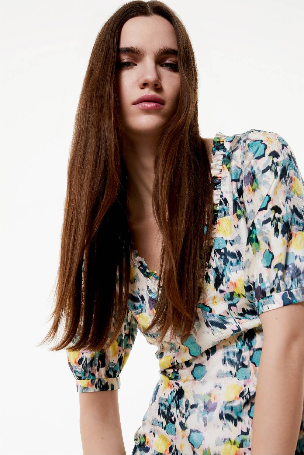 Kristina Ti MATILDA - Silk Dress Watercolor