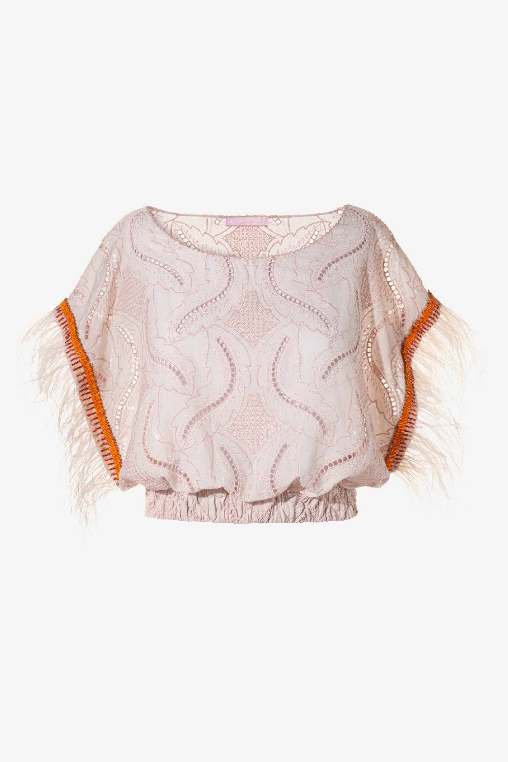 Kristina Ti MIA -Blouse with fringes Innocence