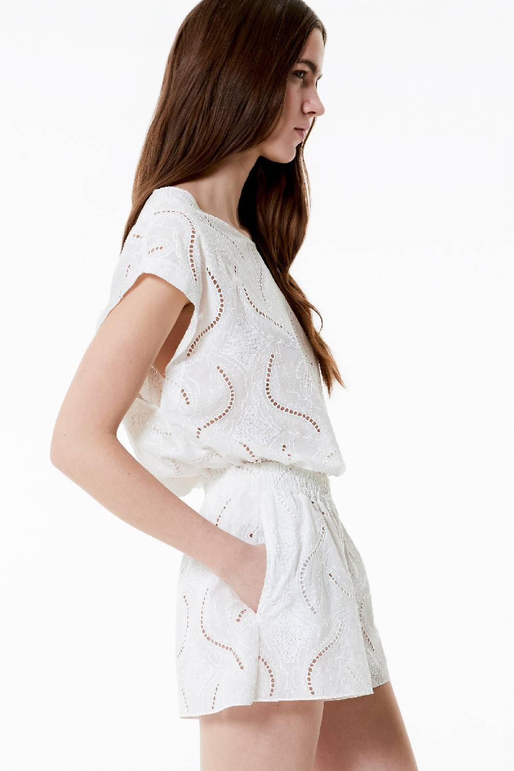 Kristina Ti NATALIE - Cotton Blouse Innocence