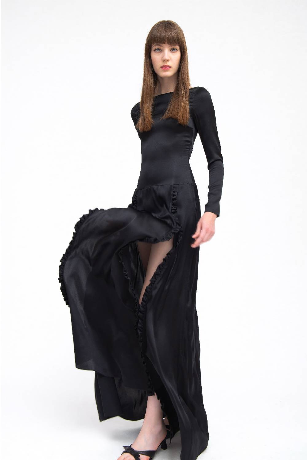 Kristina Ti NOCTURNA - Long silk dress