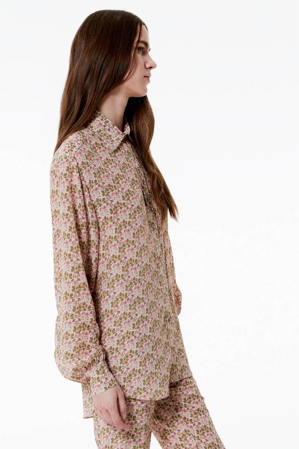 Kristina Ti OLIMPIA - Men's Silk Shirt Poem