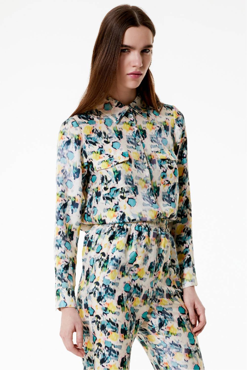 Kristina Ti OTTAVIA - Silk Shirt Watercolor