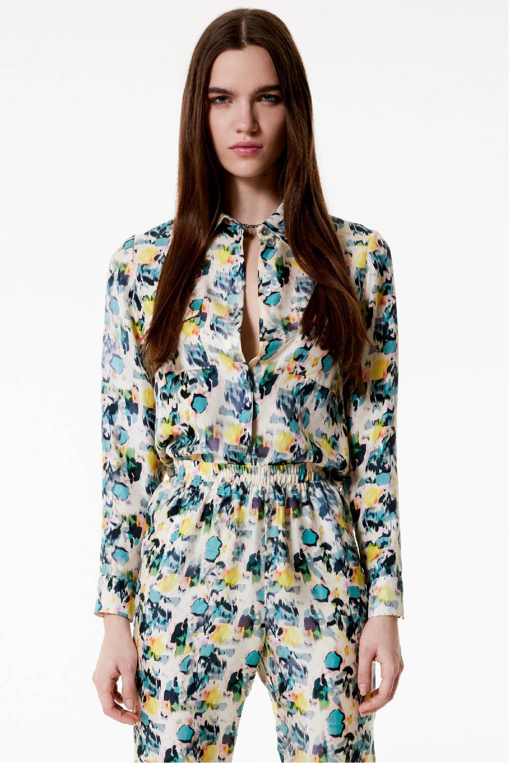 Kristina Ti OTTAVIA - Silk shirt Watercolor