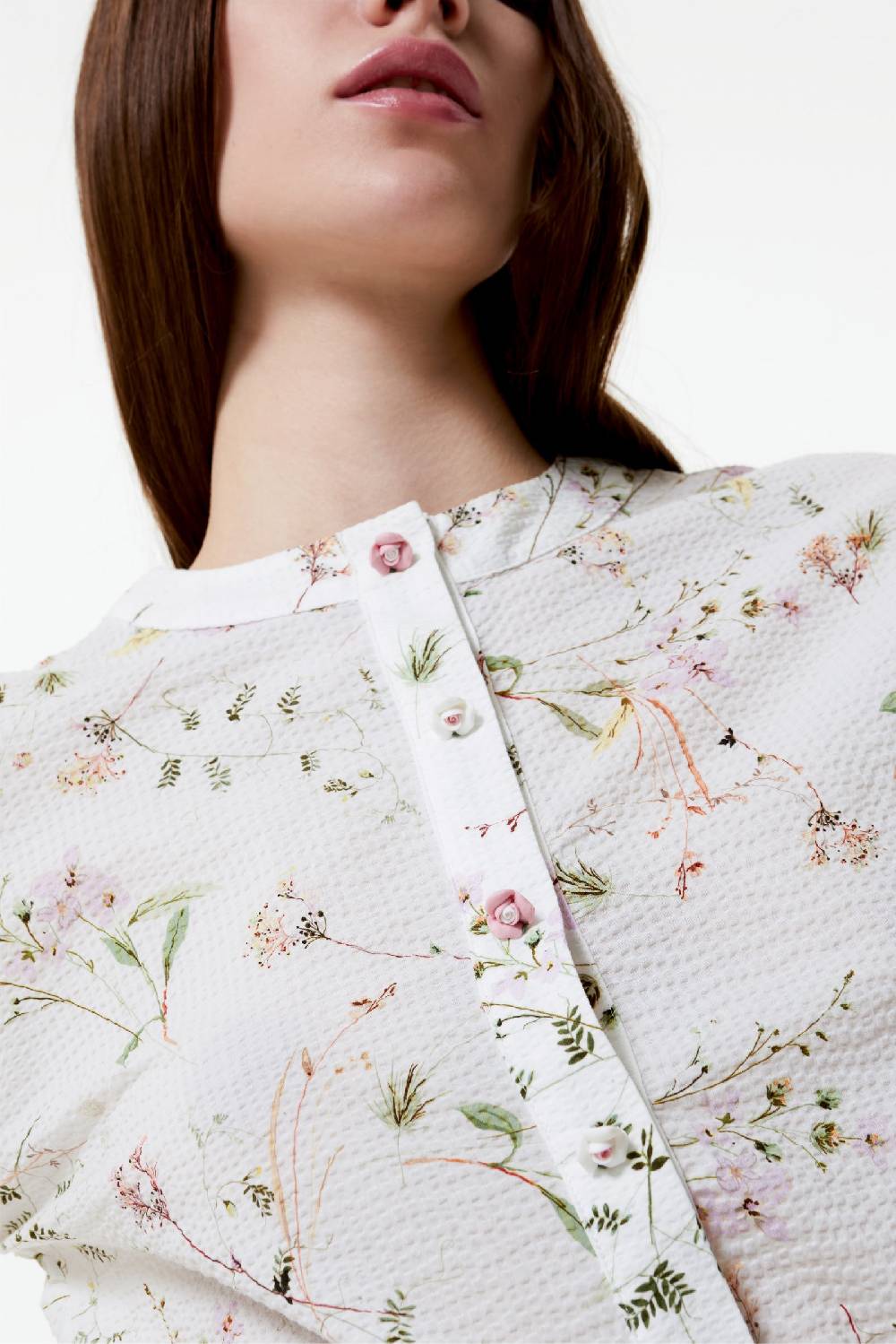 Kristina Ti PAOLA - Round Neck Blouse Purity