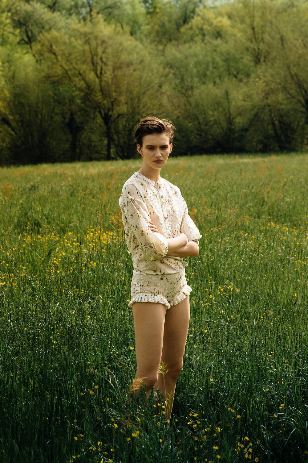 Kristina Ti PAOLA - Round Neck Blouse Purity